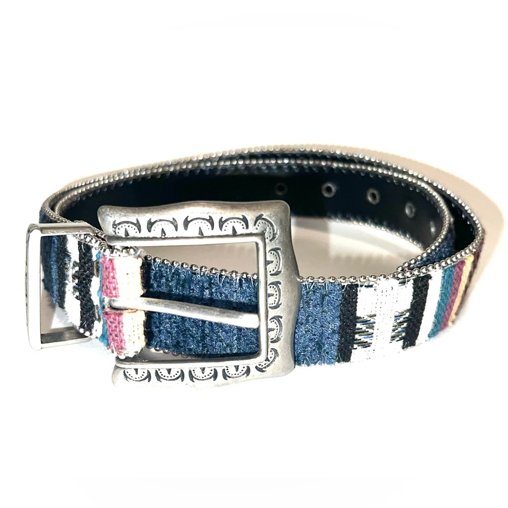 Elite Fresno California Womens Vintage Aztec Southwest Print Belt Sz M